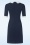 Vintage Chic for Topvintage - Ebony jurk in navy 3