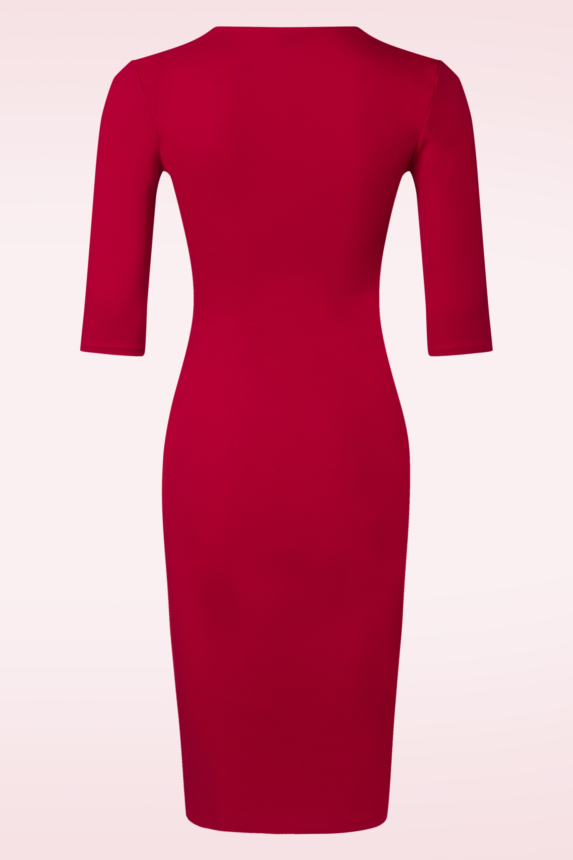 Vintage Chic for Topvintage - Janice koker jurk in rood 4