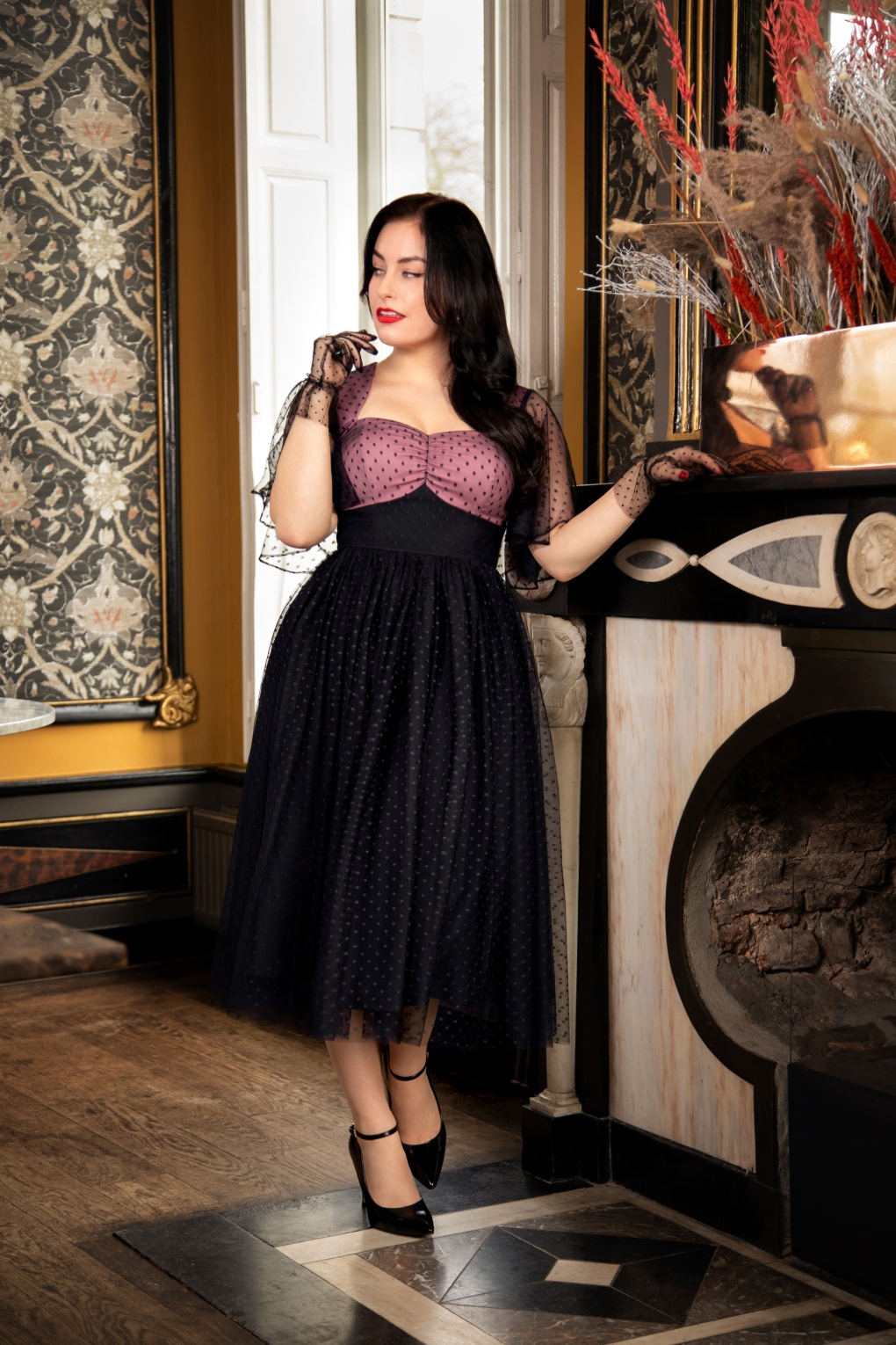 black amelia dress Marcella Women's Amelia Dress