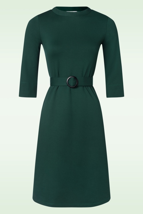 Cissi och Selma - Agneta jurk in mörkgrön