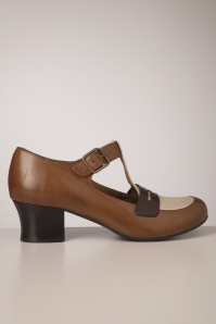 Miz Mooz - Fancie T-Strap pumps in brandy