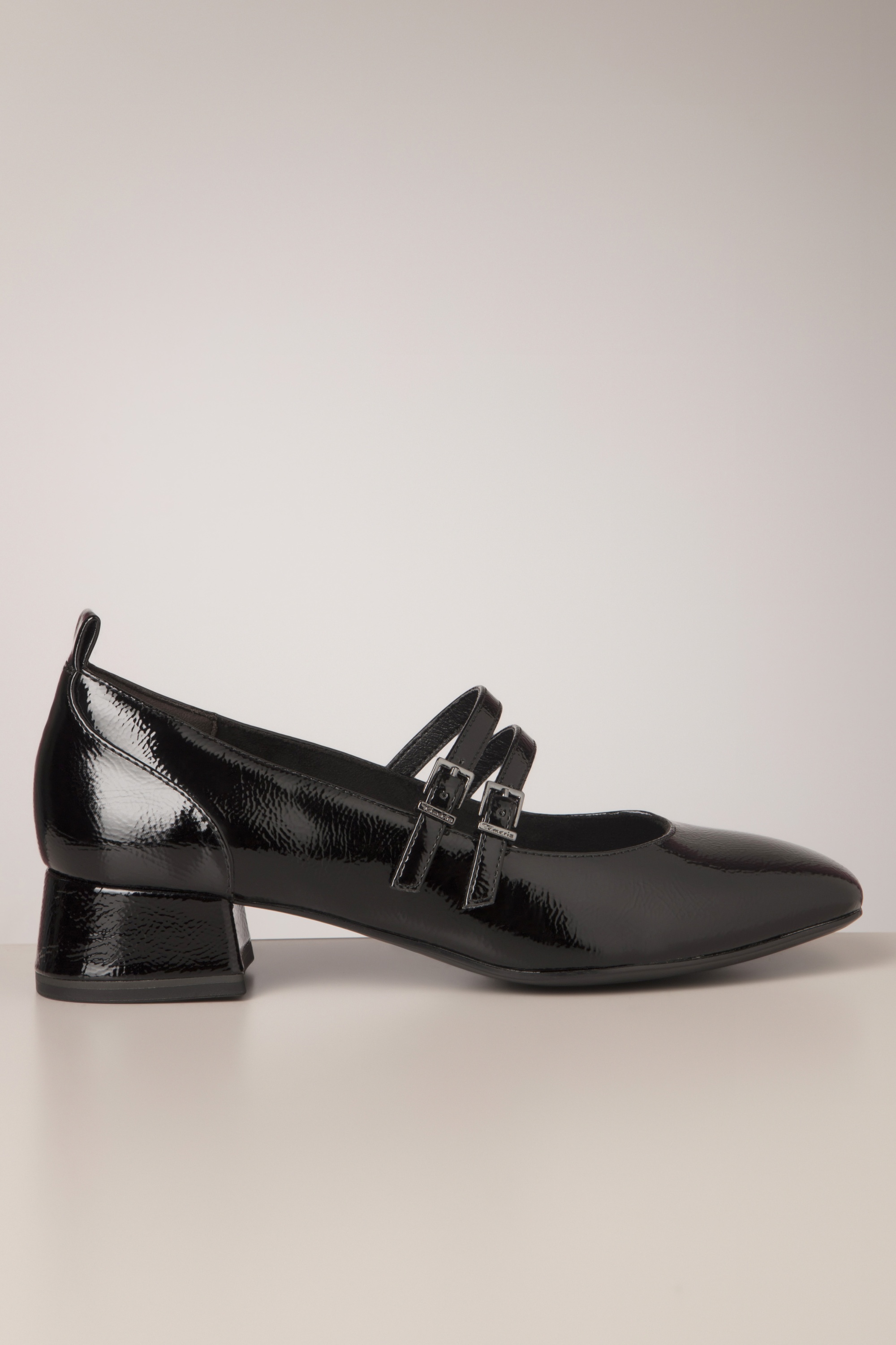 Tamaris - Amelie lak pumps in zwart