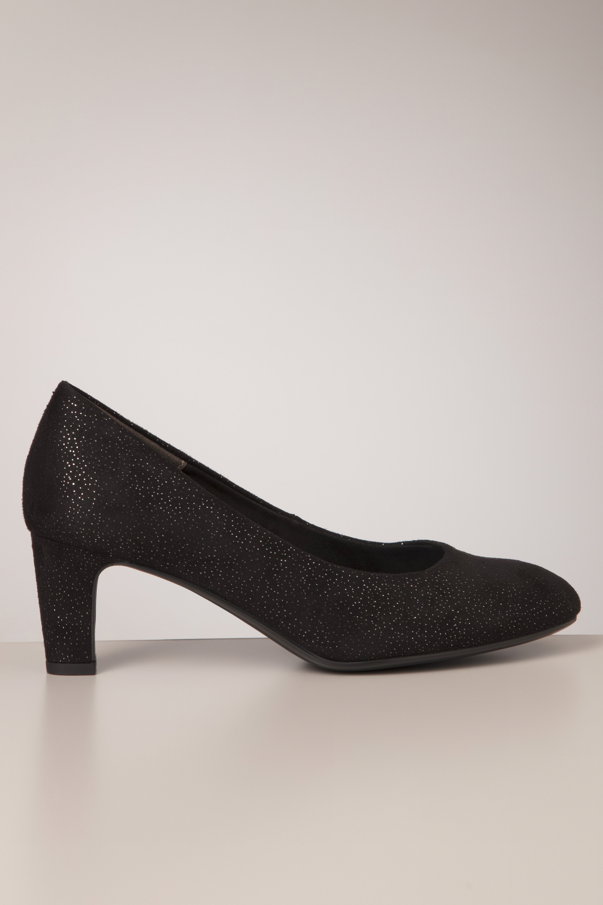 Tamaris - Sally Glitter pumps in zwart