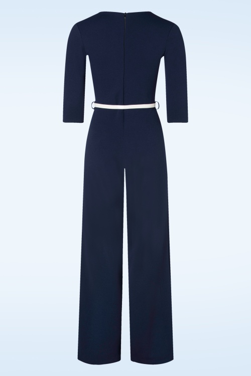  - Celeste jumpsuit in marineblauw 2