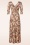 Vintage Chic for Topvintage - Peggy paisley maxi jurk in crème 2