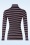 King Louie - Mimmi stripe rollneck top in evening blauw 4