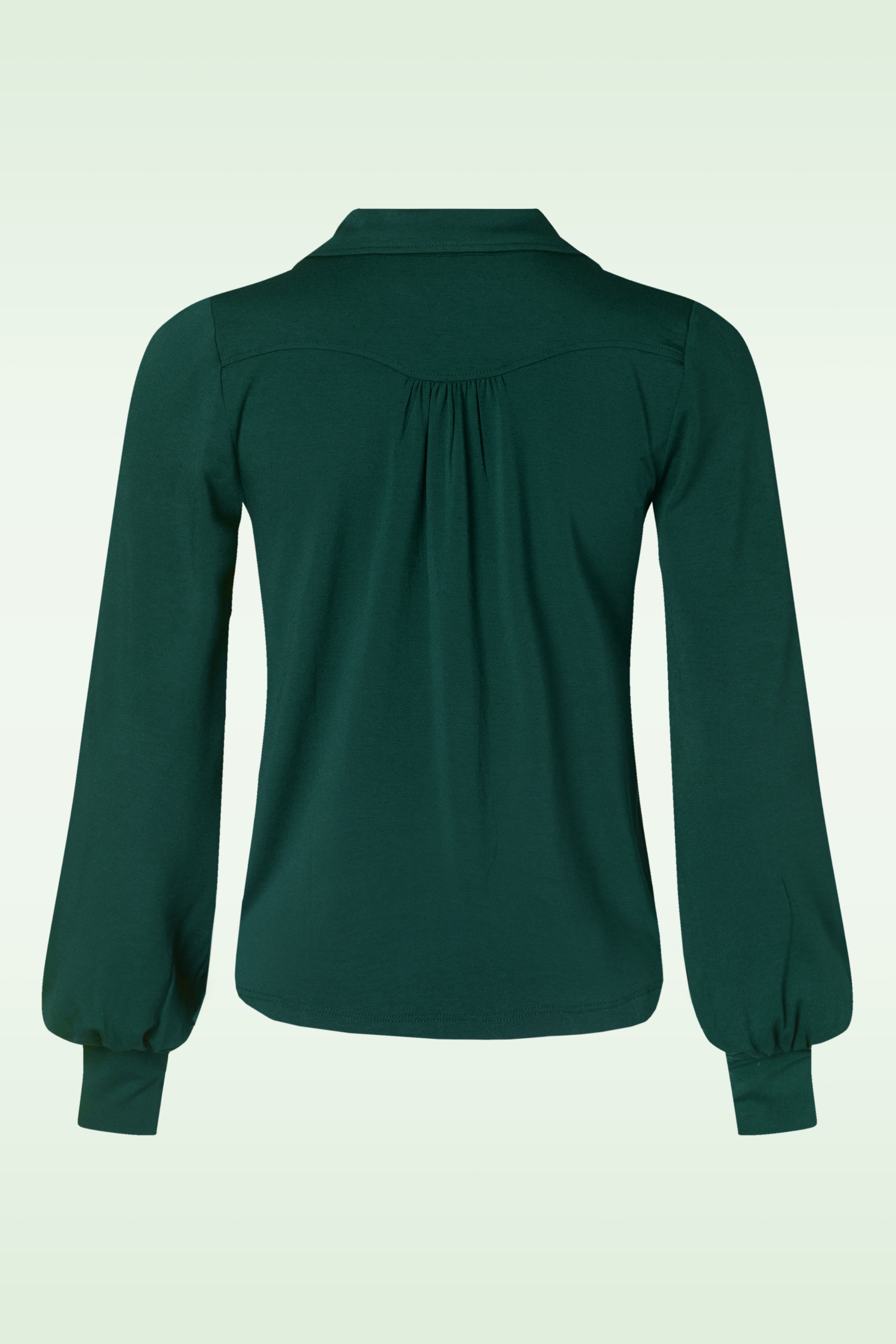 King Louie - Carina Light blouse in urban groen 4