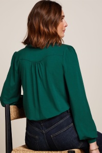 King Louie - Carina Light blouse in urban groen 3