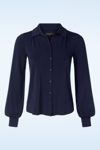 King Louie - Carina Light blouse in avond blauw 2