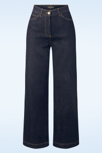 King Louie - Paige Walker denim broek in indigoblauw