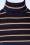 King Louie - Mimmi stripe rollneck jurk in evening blauw 5