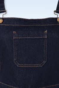 King Louie - Salopette Walker Denim in indigo blauw 5