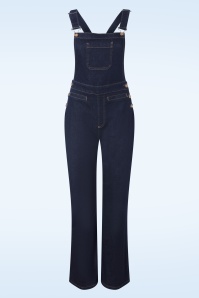 King Louie - Salopette Walker Denim in indigo blauw 2