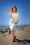 Pinup Couture - Monica Dress Années 50 en Antique Off White from Laura Byrnes Black Label