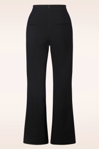 Vintage Diva  - Florence pantalon in zwart 4