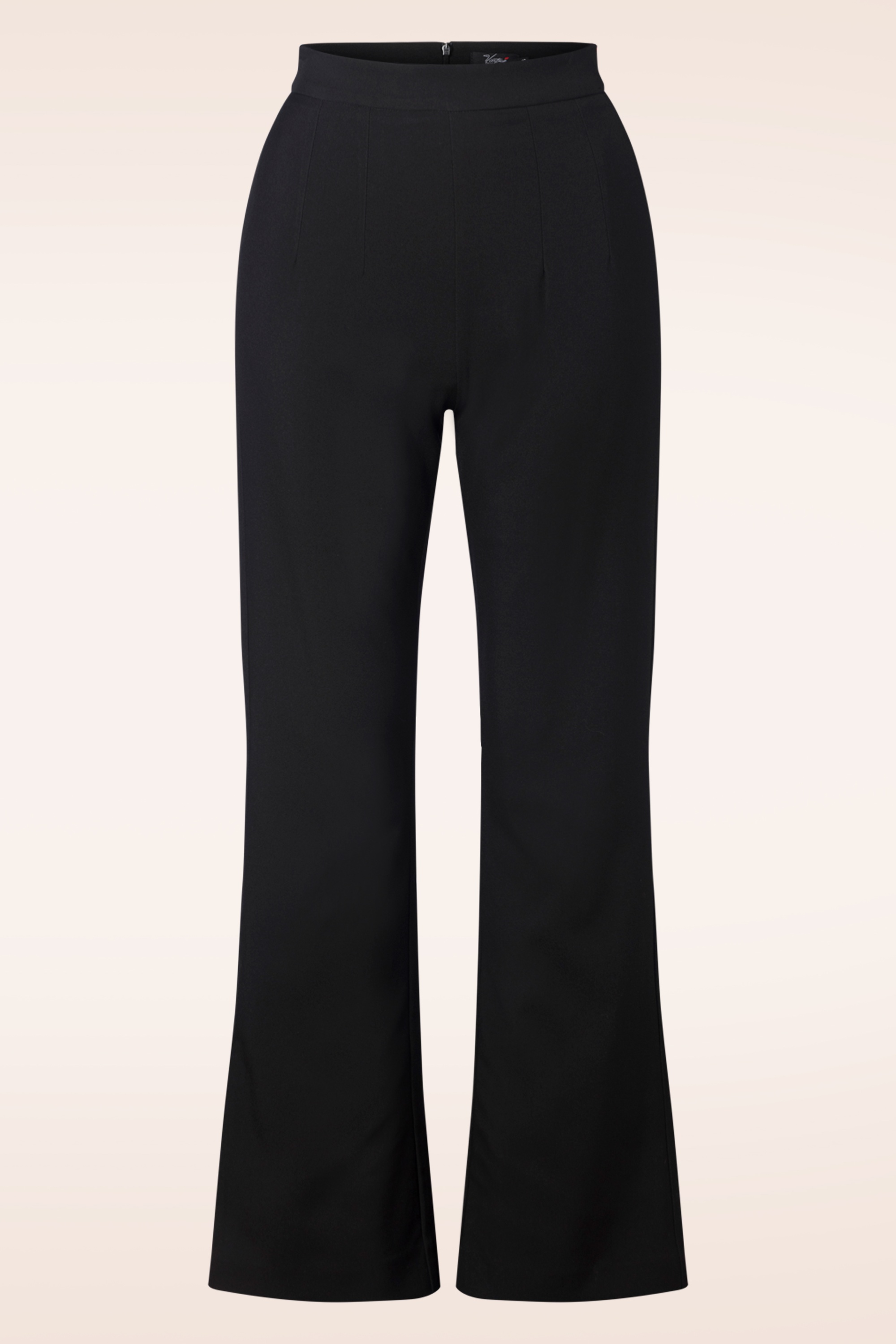 Vintage Diva  - Florence pantalon in zwart 3