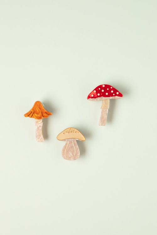 Erstwilder - Field of Mushrooms mini broche set