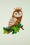 Erstwilder - Regal Woodland Owl oorbellen