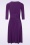 Vintage Chic for Topvintage - Aria swing jurk in aubergine 2