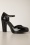 Tamaris - Carrie plateau lak pumps in zwart 3