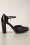 Tamaris - Carrie plateau lak pumps in zwart