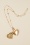 Urban Hippies - Heart Locket ketting in goud 2