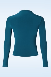 Vintage Chic for Topvintage - Vive slinky top in tealblauw 2