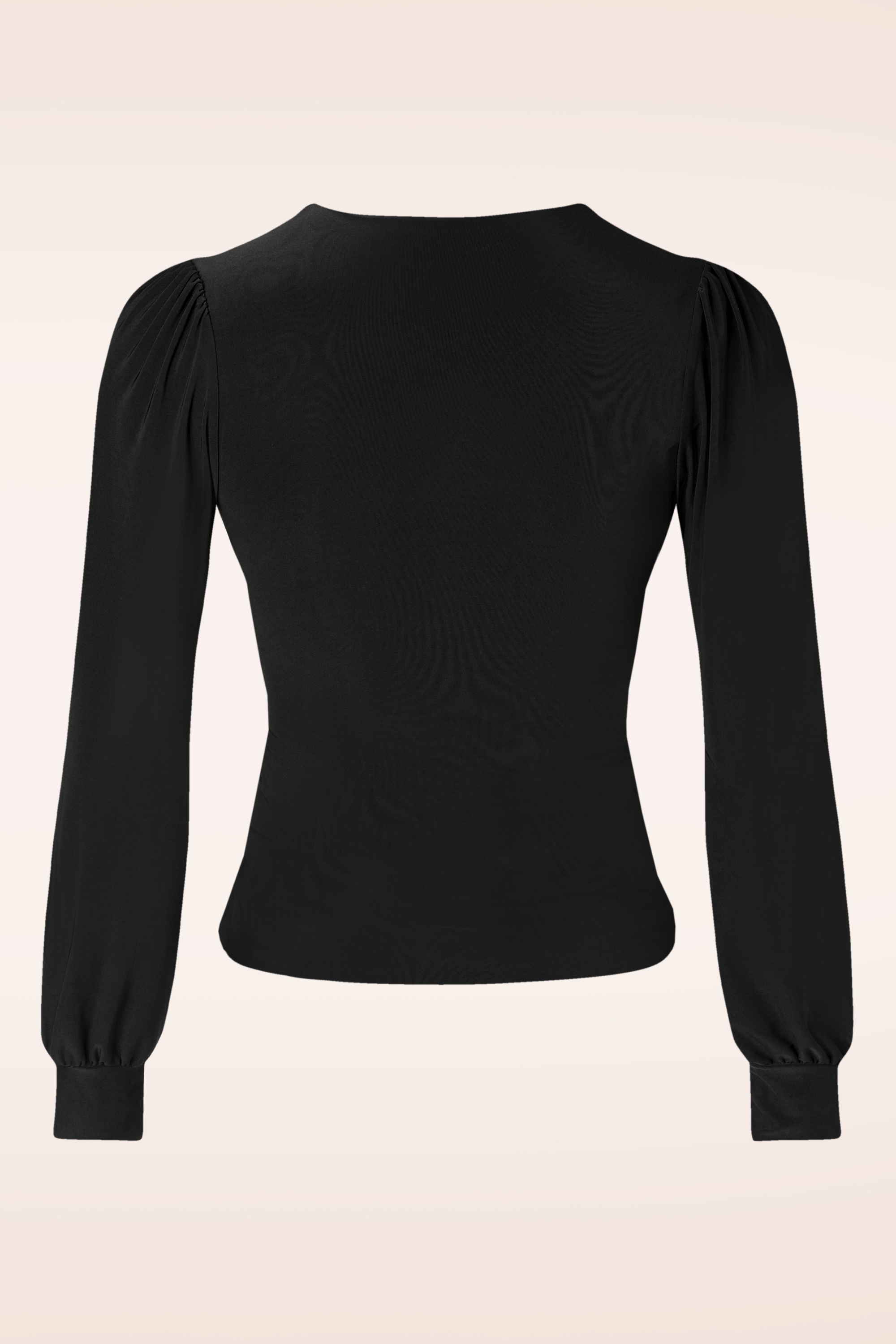 Vintage Chic for Topvintage - Ella slinky top in zwart 2