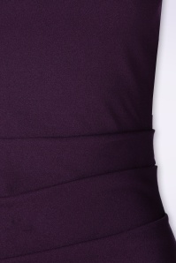 Vintage Chic for Topvintage - Sage maxi jurk in aubergine  3