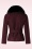 Topvintage Boutique Collection - Topvintage exclusive ~ Taylor cropped jas in bordeaux 5