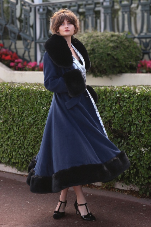 Navy coat dress best sale