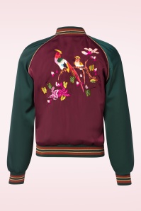 King Louie - Dazy bomber jacket in Windsor rood 5