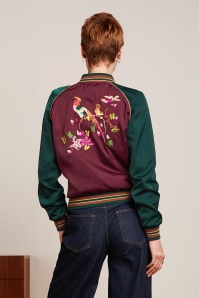 King Louie - Dazy bomber jacket in Windsor rood 2