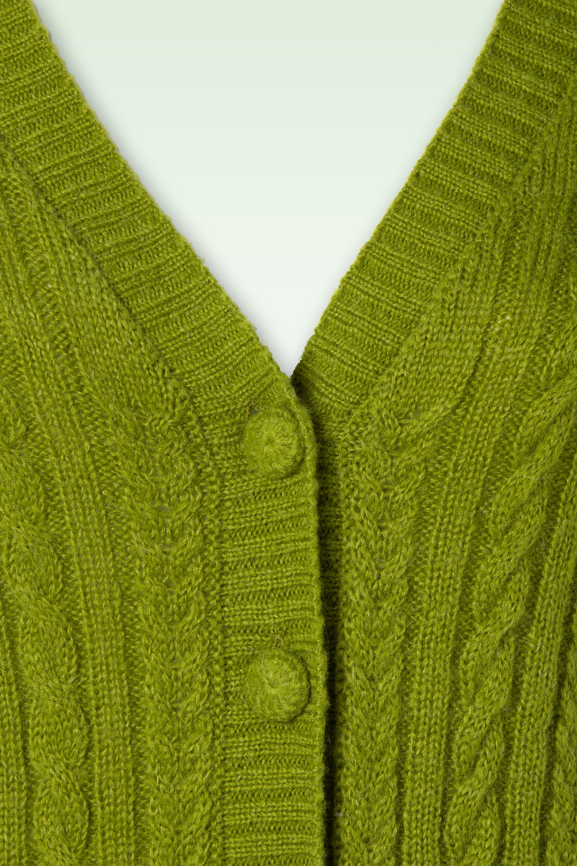 King Louie - Farfalle cardigan in guacamole 5