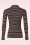 King Louie - Pimm stripe turtle top in cabernet rood 4