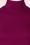 King Louie - Rollneck uni rib top in Beaujolais rood 5