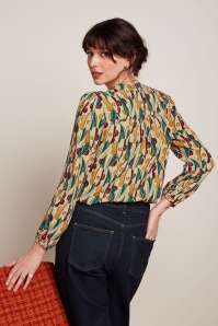 King Louie - Stella Cile blouse in pebble 2