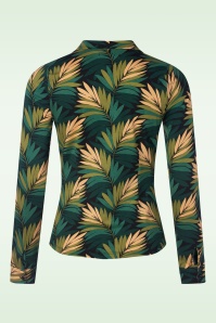 King Louie - Ornette blouse in dennengroen 4