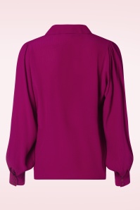 King Louie - Marisa Allegra blouse in fuchsiaroze 4