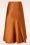 King Louie - Bibi Satin Star midi rok in esdoorn oranje 5