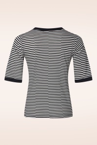 Mademoiselle YéYé - Daily Solution t-shirt in zwart en wit 4