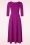 Vintage Chic for Topvintage - Mitzy Maxi jurk in amarant roze