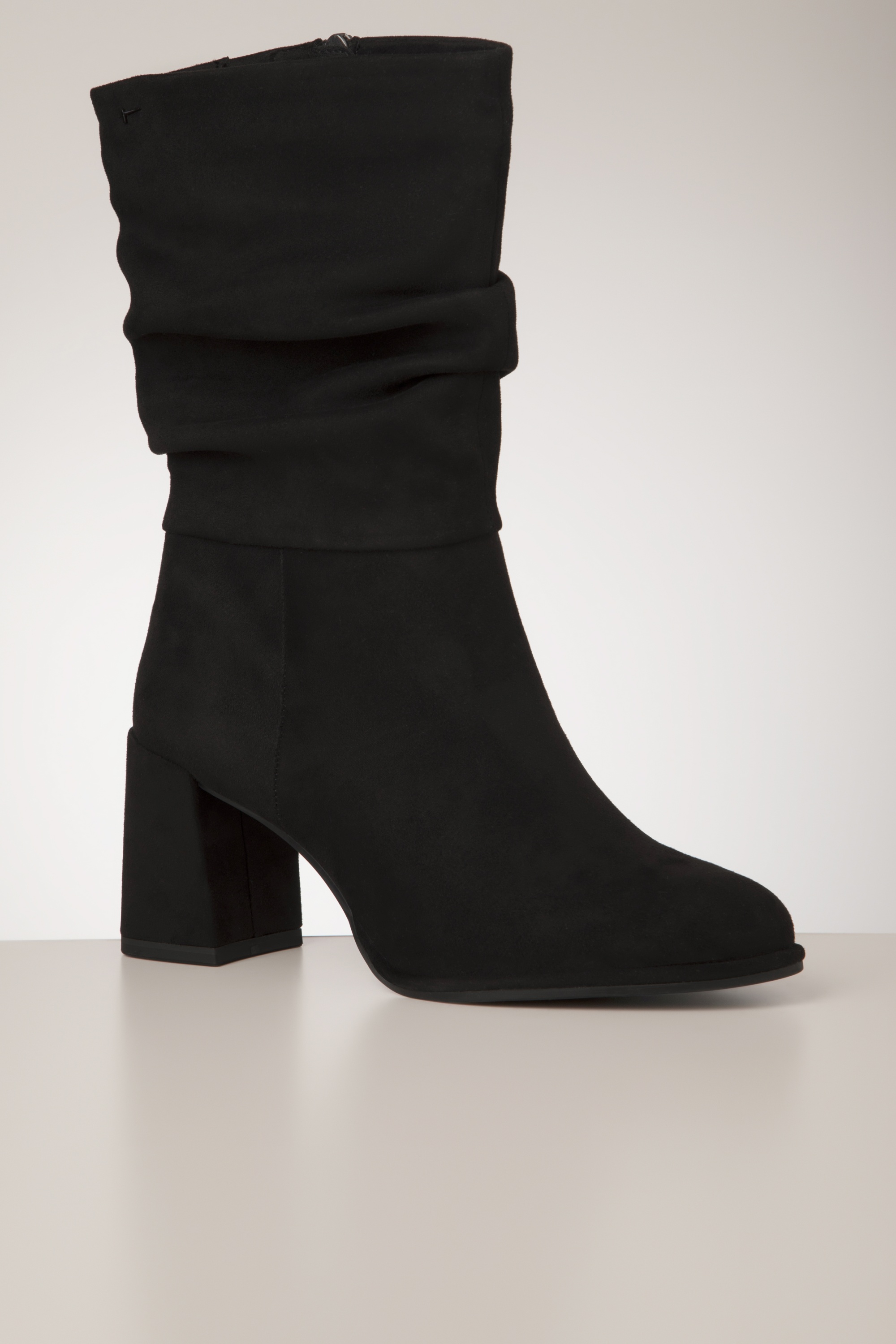 Linny Suedine Boots in Black