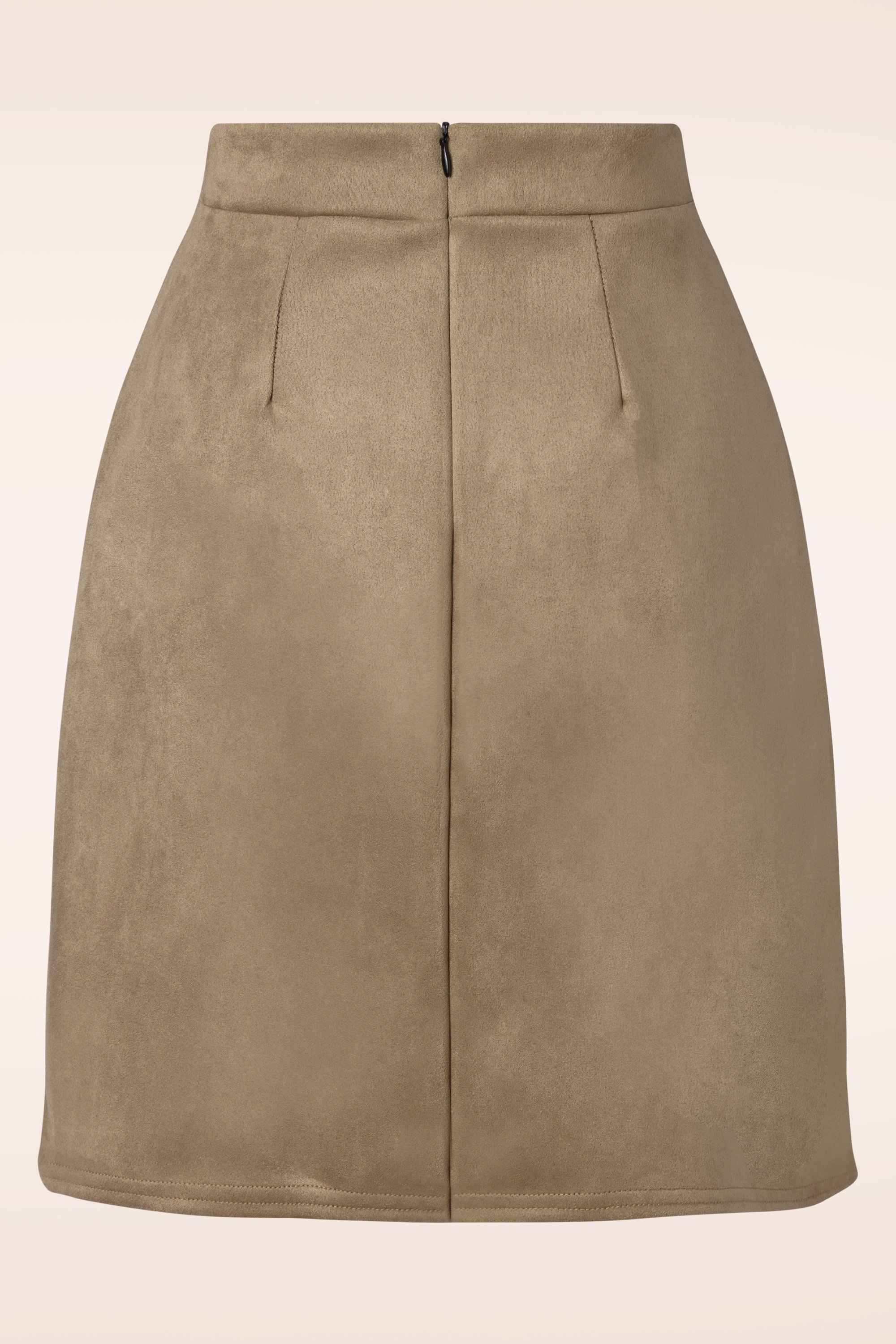 Brown suede a line skirt best sale