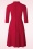 Vintage Chic for Topvintage - Stacey swing jurk in rood 4