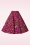 Hearts & Roses - Rosie floral swing rok in rood en fuchsia 2