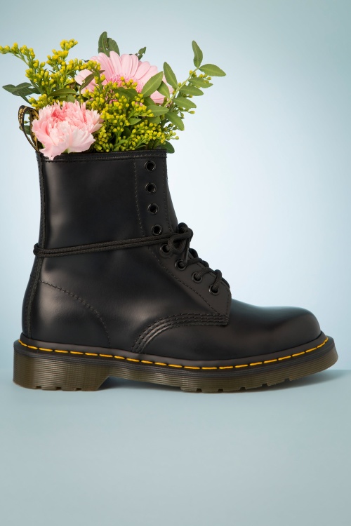 Dr. Martens - 1460 Smooth enkellaarzen in zwart