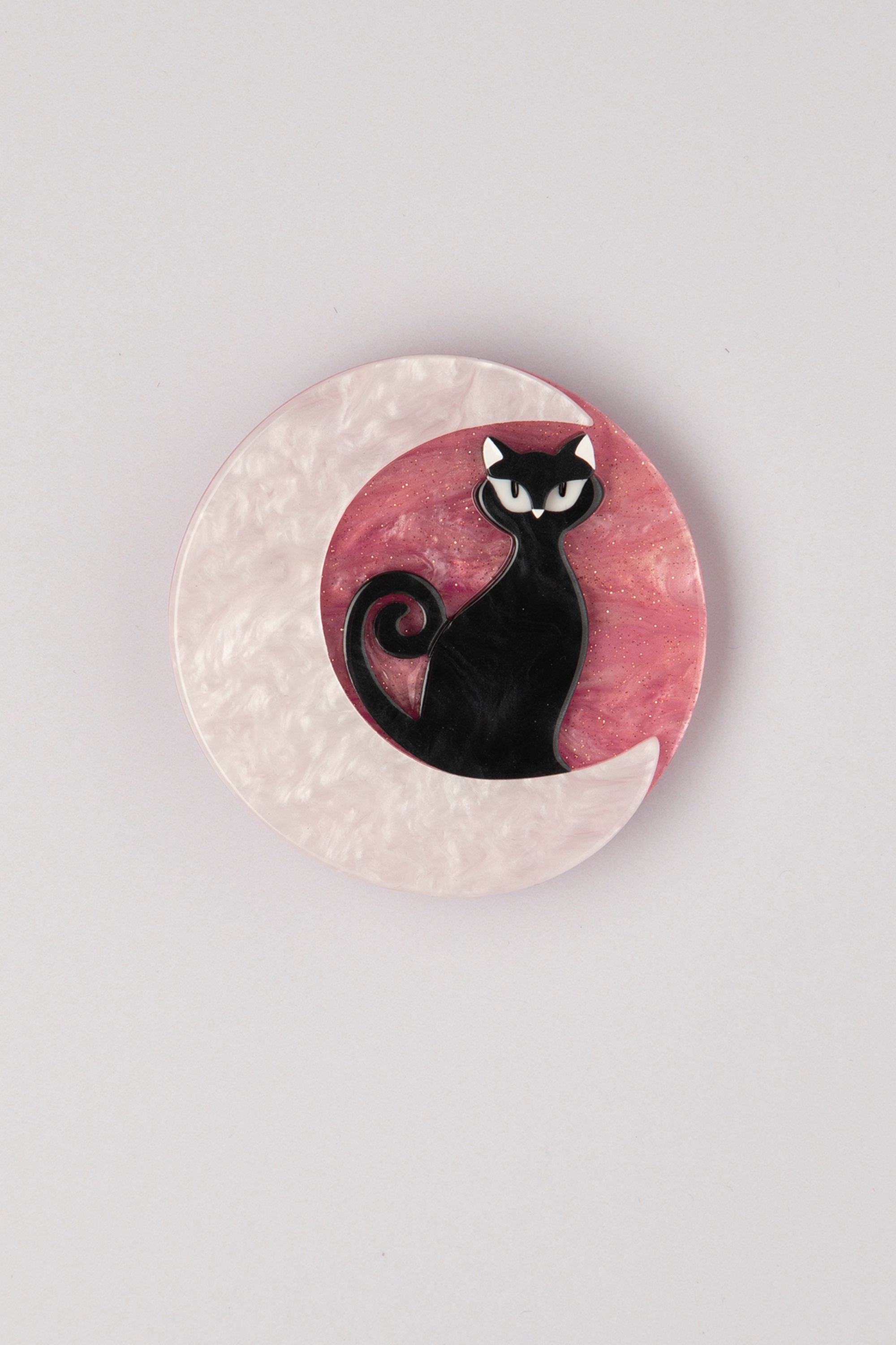 Erstwilder - Cara the Halloween Kitty broche