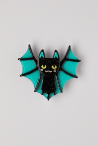 Erstwilder - Bat Cat broche