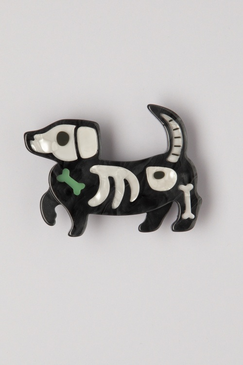 Erstwilder - Cara the Halloween Kitty broche